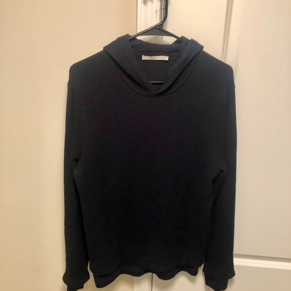 Layered & warm Vince Navy hoodie